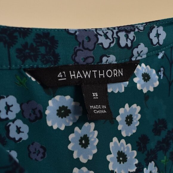 Stitch Fix 41 Hawthorn Floral Cristen Button Front Shirt Dress XS - Picture 7 of 7